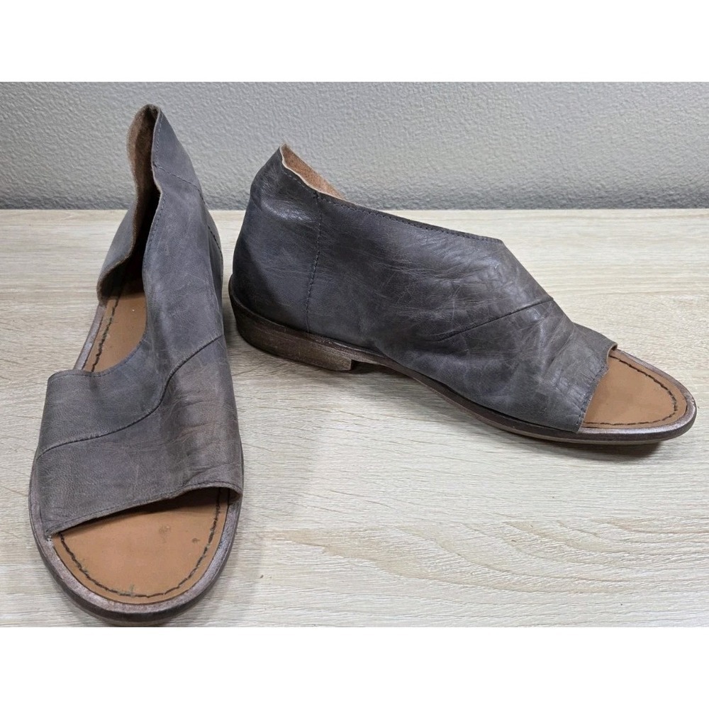 Free People Mont‎ Blanc Half d'Orsay Leather Sandal EU 38 Spain